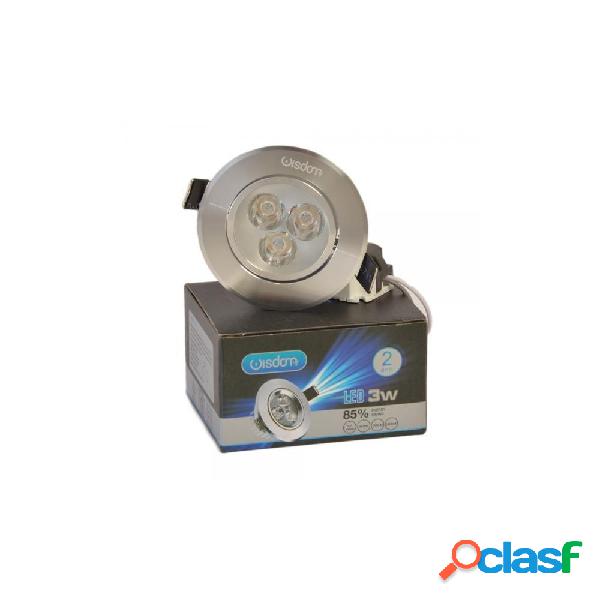 FARETTO FARO A LED DA 1W FINO A 24W A INCASSO CON MOLLA LUCE