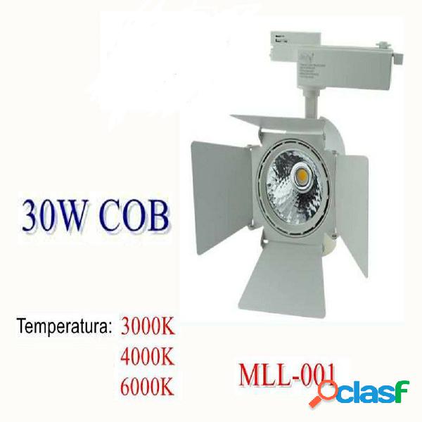 FARO FARETTO COB LED BINARIO SNODABILE LUCE FREDDA CALDA