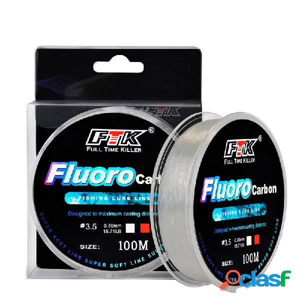 FTK 100m TORCIA Linea di richiamo Nylon Linea di colata a