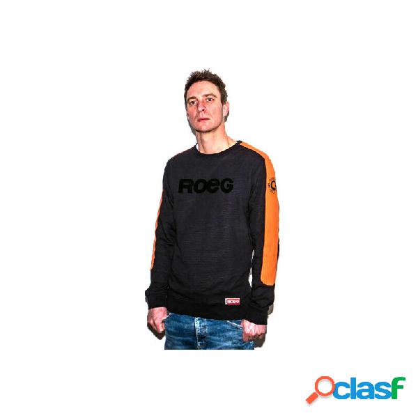 Felpa ROEG Randy nero/arancione