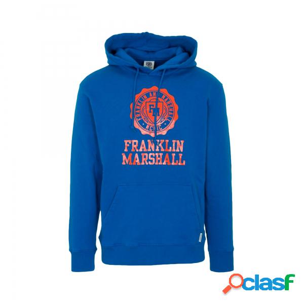 Felpa con cappuccio blu Franklin & Marshall Striker Franklin