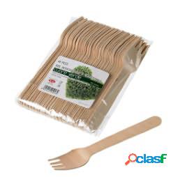 Forchette in legno - 16 cm - Leone - conf. 48 pezzi (unit