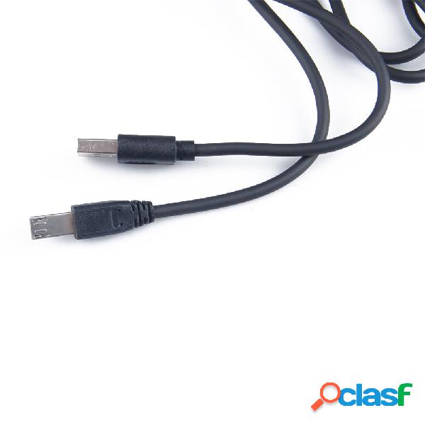GEELANG Micro 12mm Plug Lunghezza Cavo USB nero per Whoop RC