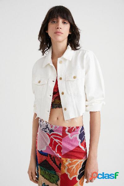 Giacca di jeans cropped