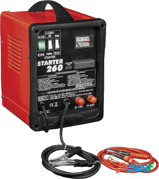 Helvi 77210 Caricatore, Caricabatterie da officina 12 V, 24