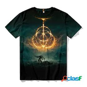 Inspired by Elden Ring Hero 100% Polyester T-shirt Cartoon