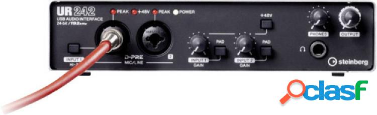 Interfaccia audio Steinberg UR242 incl. software