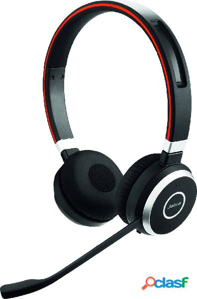 Jabra Evolve 65 MS Telefono Cuffie On Ear Bluetooth, via