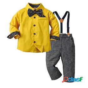 Kids Boys Suit Blazer Hoodie Pants Long Sleeve 2 Pieces Gold