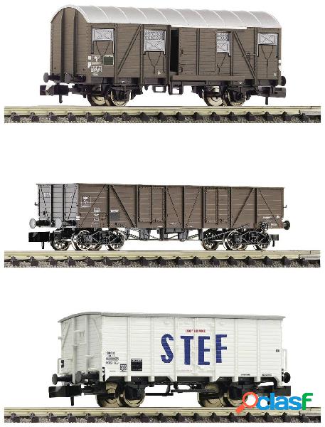 Kit da 3 pz. di carri merci in scala N di SNCF Fleischmann