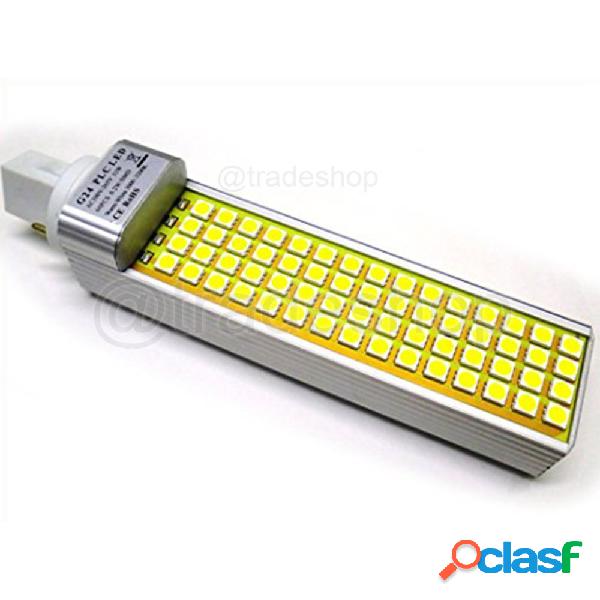 Lampada LED PLC G24 220V 12W SMD 5050 Bianco 6500K FREDDO E