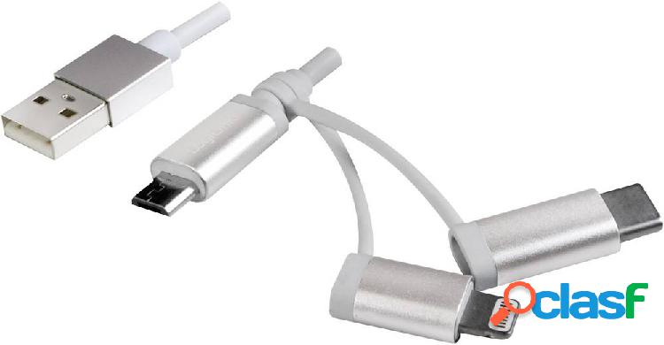 LogiLink Cavo USB USB 2.0 Spina USB-A, Spina USB-C™, Spina