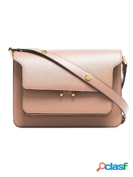 MARNI BORSA A SPALLA DONNA SBMPN09NO1LV520ZC32N PELLE BEIGE