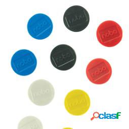 Magneti extra-forte - D38 mm - colori assortiti - Nobo -