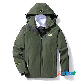 Men's Hiking Jacket Hiking Windbreaker Outdoor Waterproof