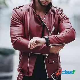 Men's Jacket Fall Spring Street Daily Going out Regular Coat
