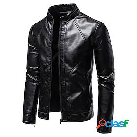 Mens Jacket Fall Winter Business Going out Regular Coat