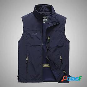 Mens Sleeveless Fishing Vest Military Tactical Vest Hiking