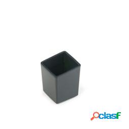 Mini cestino Coffee Point - 10x7,9x7,9 cm - ABS - nero -