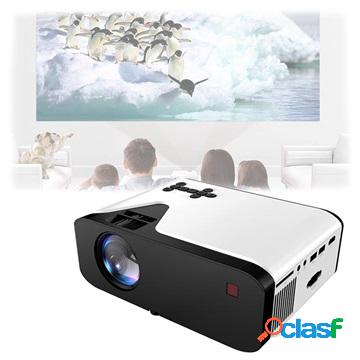 Mini proiettore LED HD portatile con telecomando - 1080p -