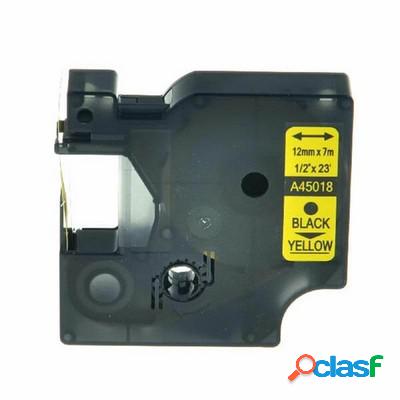 Nastro per etichettatrice compatibile Dymo S0720580 D1 da 12