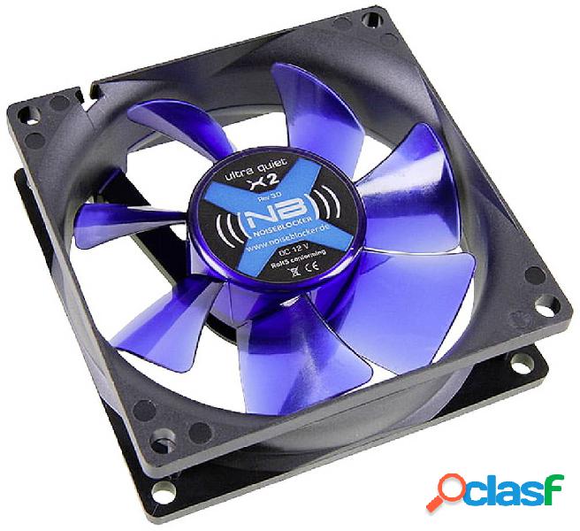 NoiseBlocker BlackSilent Fan X2 Ventola per PC case Nero (L