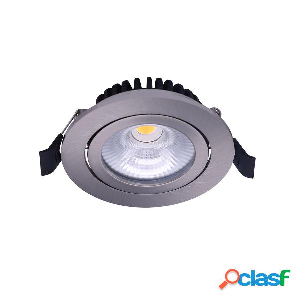 Noxion LED Inclinabile Slim Spot Argento 6W 550lm - 930 Luce