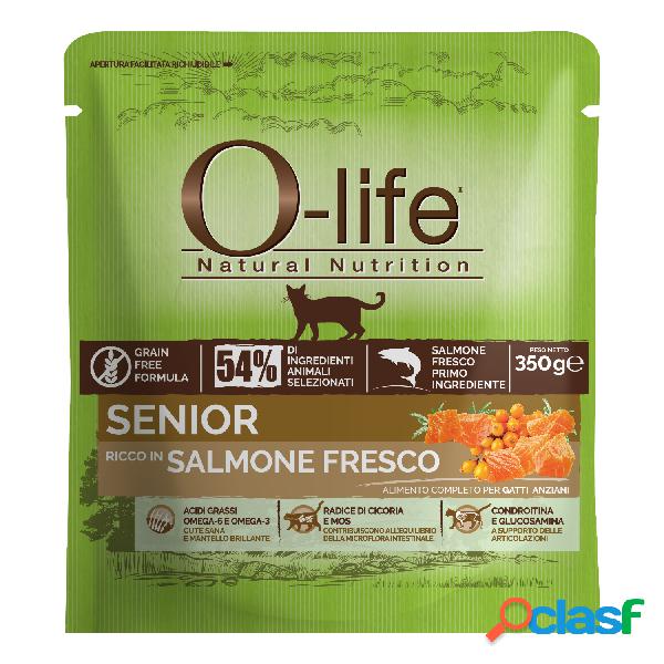 O-Life Cat Senior Salmone 350 gr