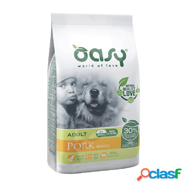 Oasy Dog Adult Medium Large One Animal Protein Maiale 2,5 Kg