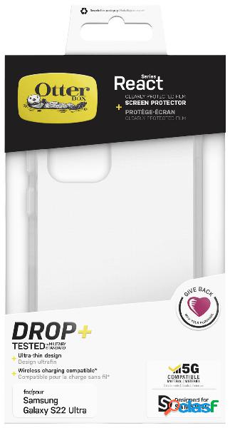 Otterbox React + Schutzfolie Backcover per cellulare Samsung