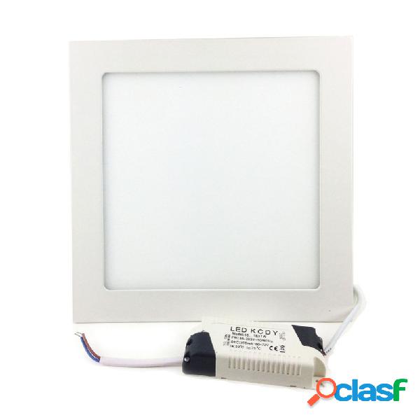 PANNELLO A LED TONDO O QUADRATO 3 6 12 18 20 25W AD INCASSO