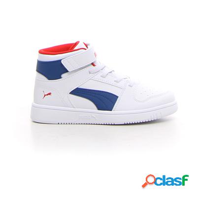 PUMA Rebound Layup SL V PS sneaker bambino - bianco blu