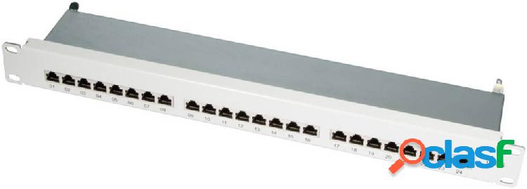 Patchpanel di rete 24 Porte CAT 6 LogiLink NP0040 1 U