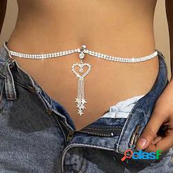 Per donna Body Chain Informale Strada Con cuori Copricapo