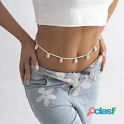 Per donna Body Chain Moderno Strada Conchiglia Copricapo