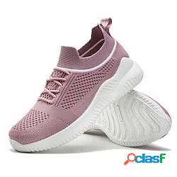 Per donna scarpe da ginnastica Scarpe Flyknit Piatto Punta