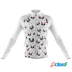 Per uomo Maglia da ciclismo Manica lunga Bicicletta