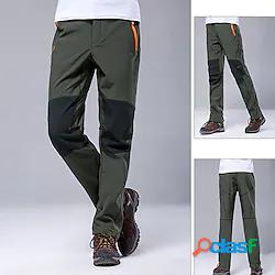 Per uomo Pantaloni foderati in pile Pantaloni impermeabili