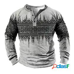 Per uomo Unisex Felpa Maglione Color Block Stampe astratte