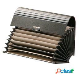 Portacambiali a soffietto - 12 tasche Gen-Dic - 28x13 cm -