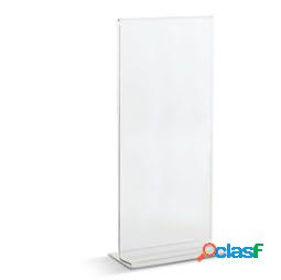 Portadepliant con base a T - 1-3 A4 - 10x21 cm - Lebez (unit