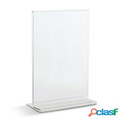 Portadepliant con base a T - A6 - 10,5x15 cm - Lebez (unit