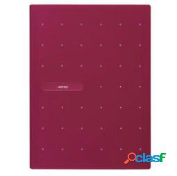 Portalistini Matrix - 22x30 cm - 40 buste - rosso porpora -