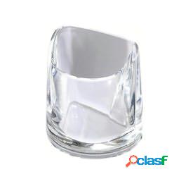 Portapenne Nimbus - 10x11x6,8 cm - cristallo trasparente -