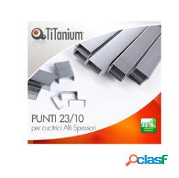 Punti metallici 23-10 - TiTanium - conf. 1000 pezzi (unit