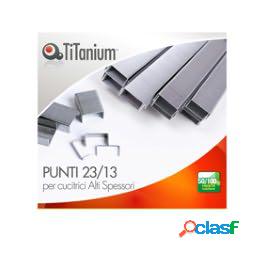 Punti metallici 23-13 - TiTanium - conf. 1000 pezzi (unit