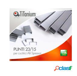 Punti metallici 23-15 - TiTanium - conf. 1000 pezzi (unit