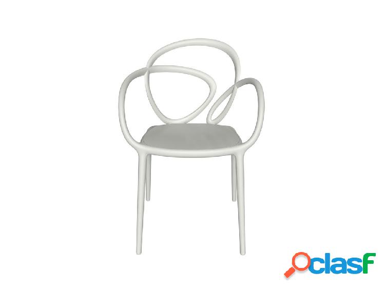 Qeeboo Loop Sedia senza Cuscino - Set da 2 Bianco