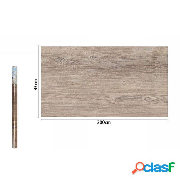 ROTOLO PELLICOLA ADESIVA PER PARETE EFFETTO LEGNO 45 CM X 2