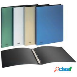 Raccoglitori Metal a 4 anelli - PPL - 22x30cm - diametro